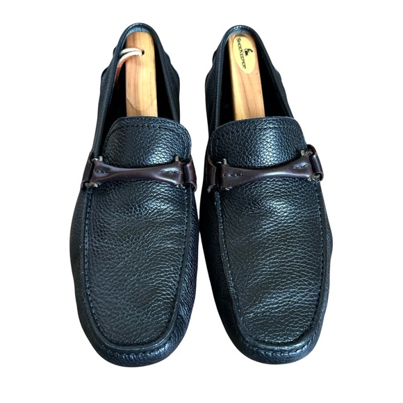 Salvatore Ferragamo Horsebit Loafers Black Driver Shoes Mens main image 8